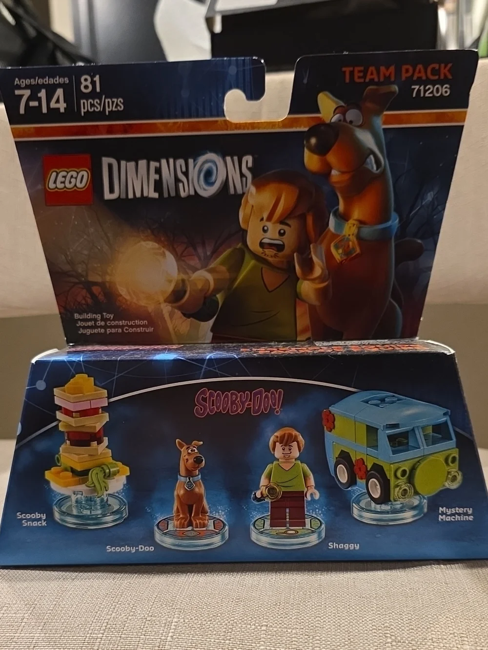Lego Scooby-Doo Team Pack Mystery Machine in Blue and Green Lego Dimensions